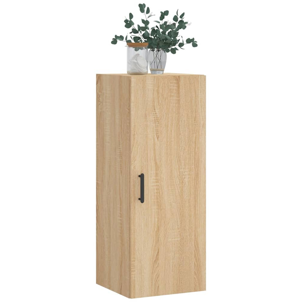 vidaXL Single Door Sonoma Oak Wall Mounted Cabinet Image 3