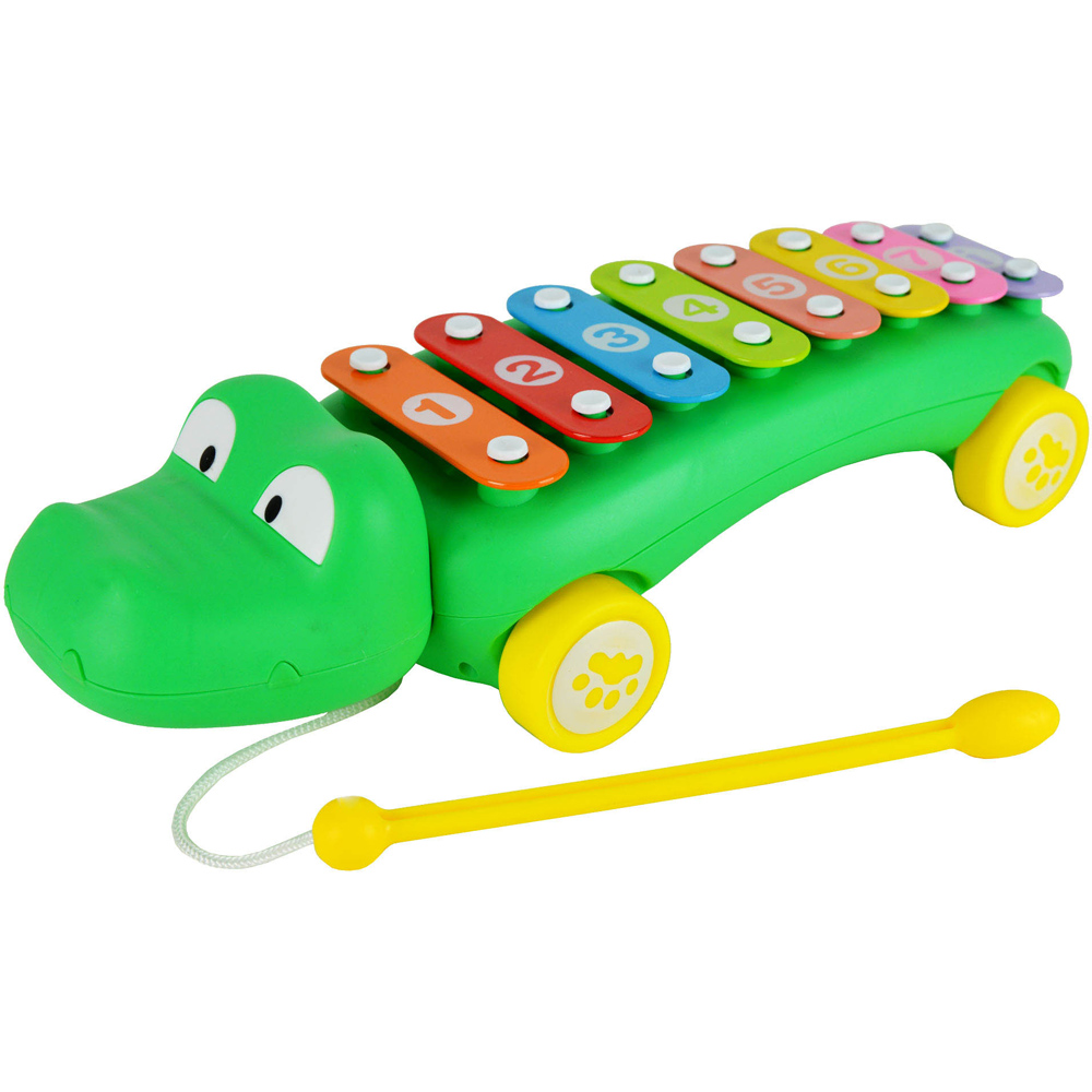 Little Star Crocodile Pull Along Xylophone Image 1