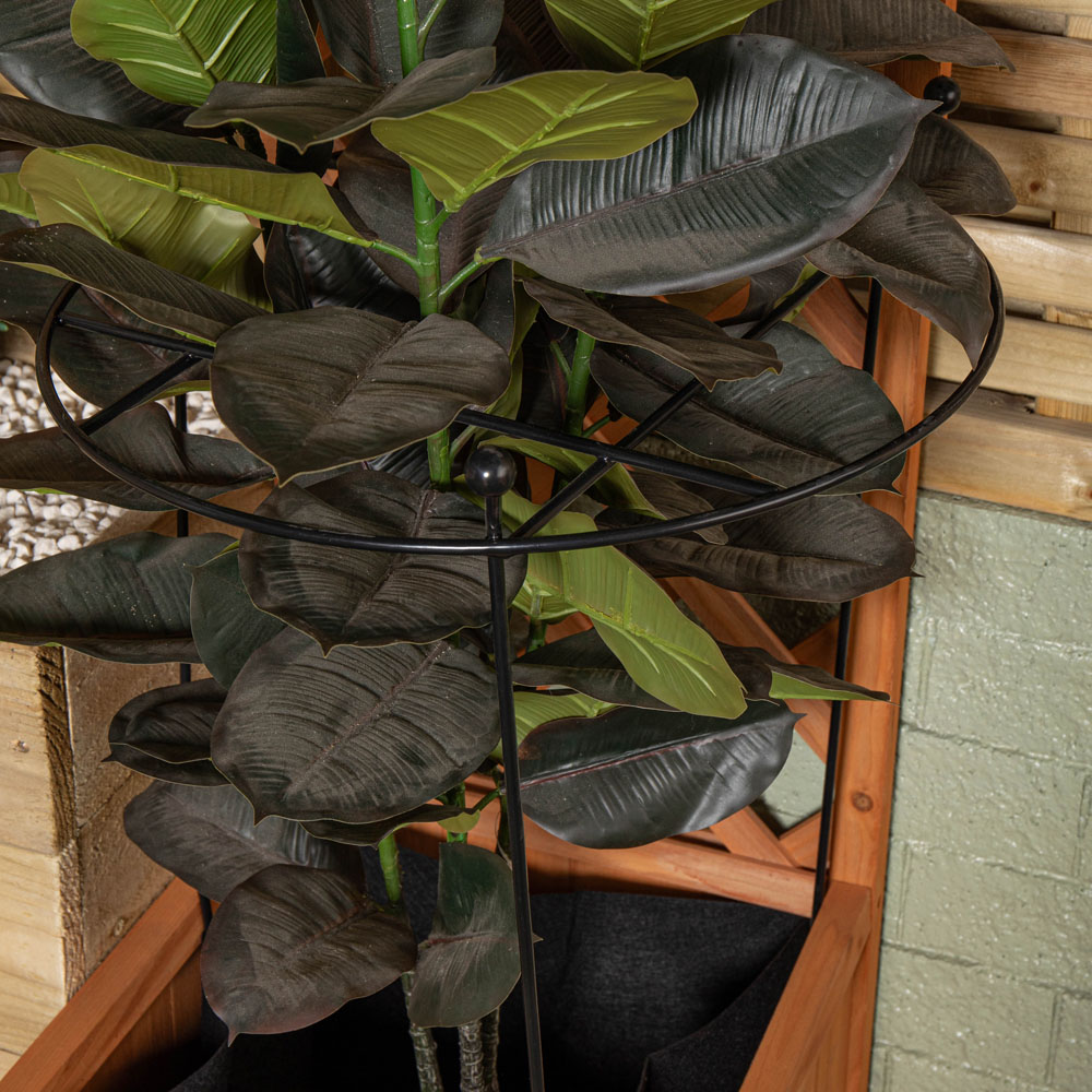 Tom Chambers Cottage Black Metal Steel Herbaceous Plant Support 80 x 45cm Image 4