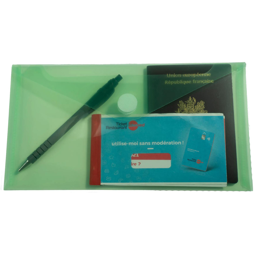 Exacompta Assorted Colour Envelop Pocket 250 x 135mm 10 Pack Image 9