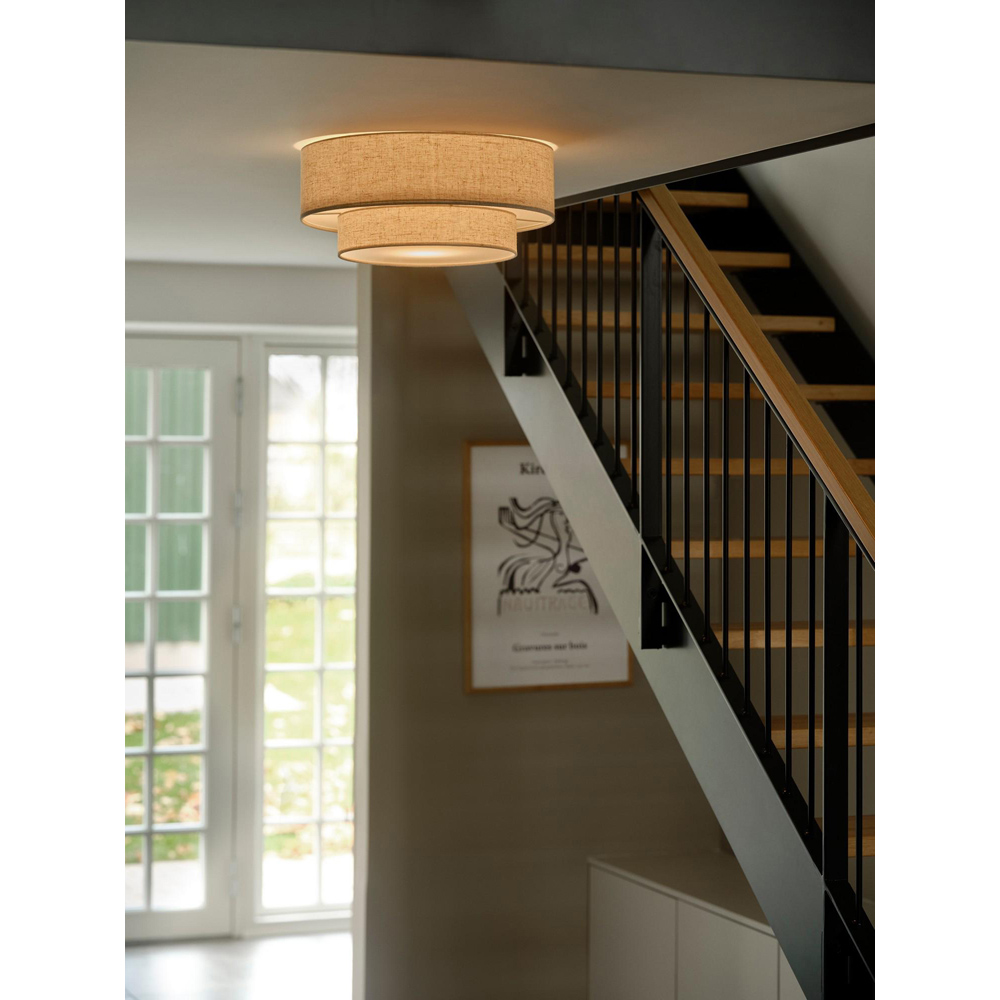 Nordlux Malodin Beige Ceiling Light Image 2