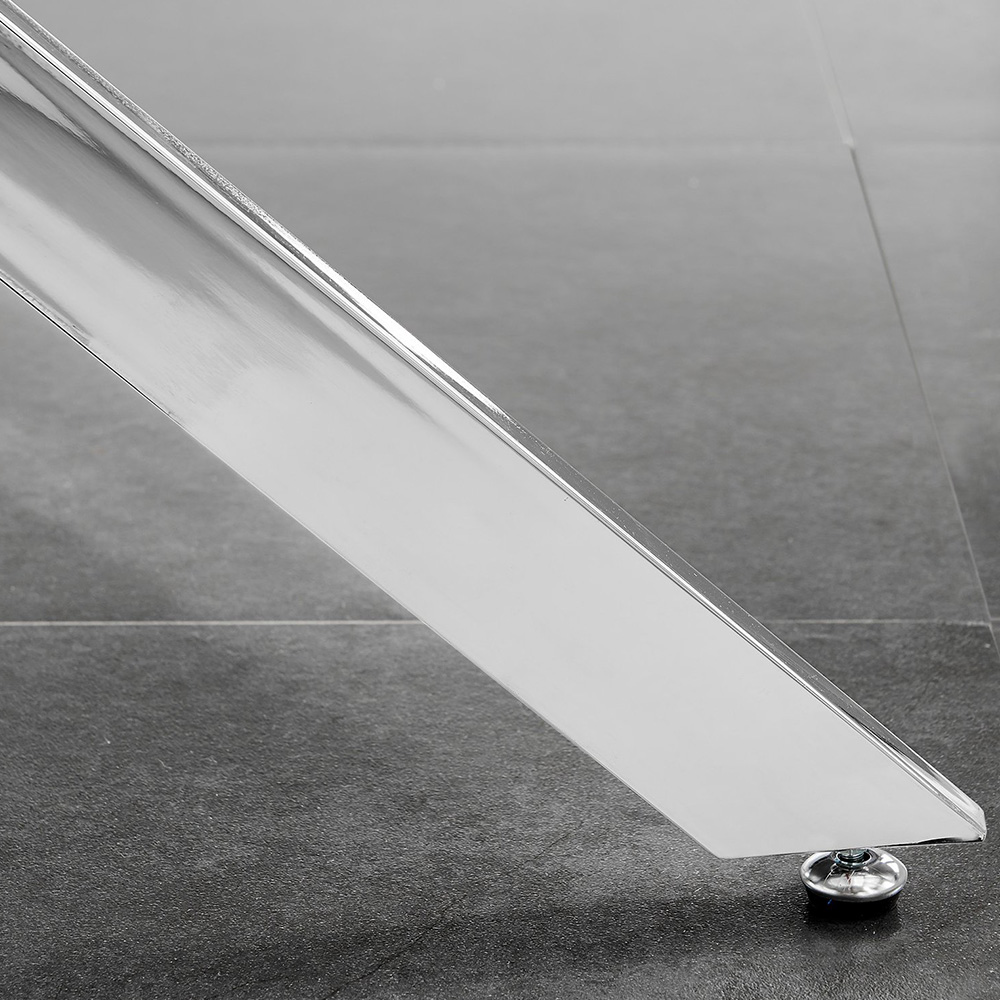 Furniturebox Arona Fortana 6 Seater Round Dining Set Cappuccino Beige and Chrome Image 7