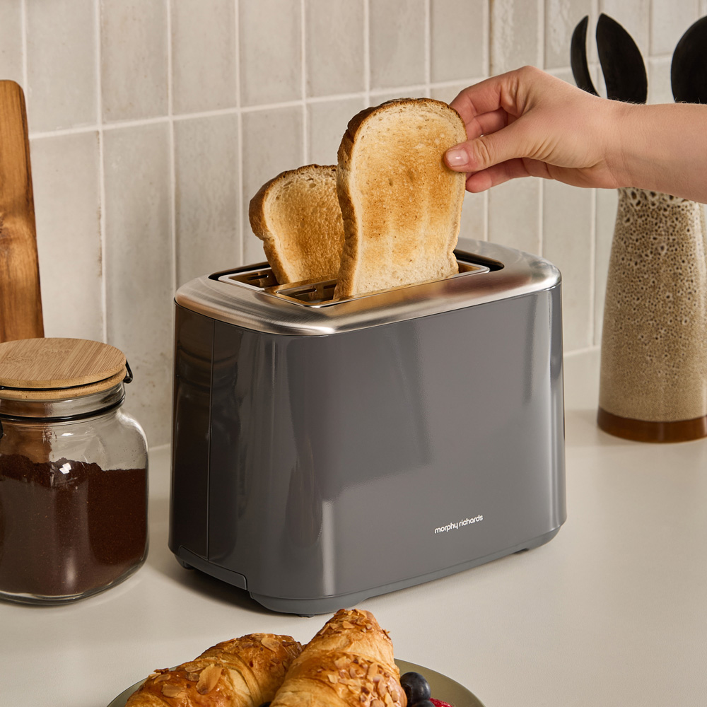 Morphy Richards Grey 2 Slice Equip Toaster Image 7
