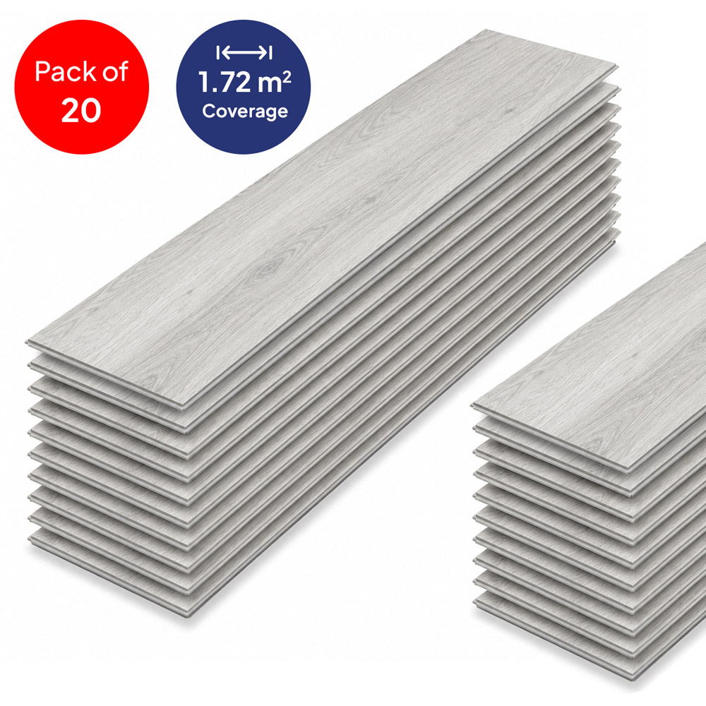 Britwall Warm Walnut Herringbone Wood-Embossed SPC Vinyl Flooring 625 x 125mm 20 Pack Image 3
