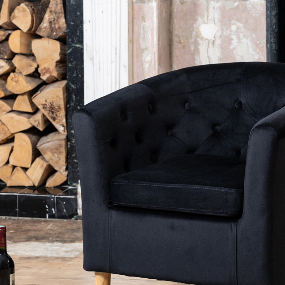Artemis Home Clio Black Accent Chair Image 2