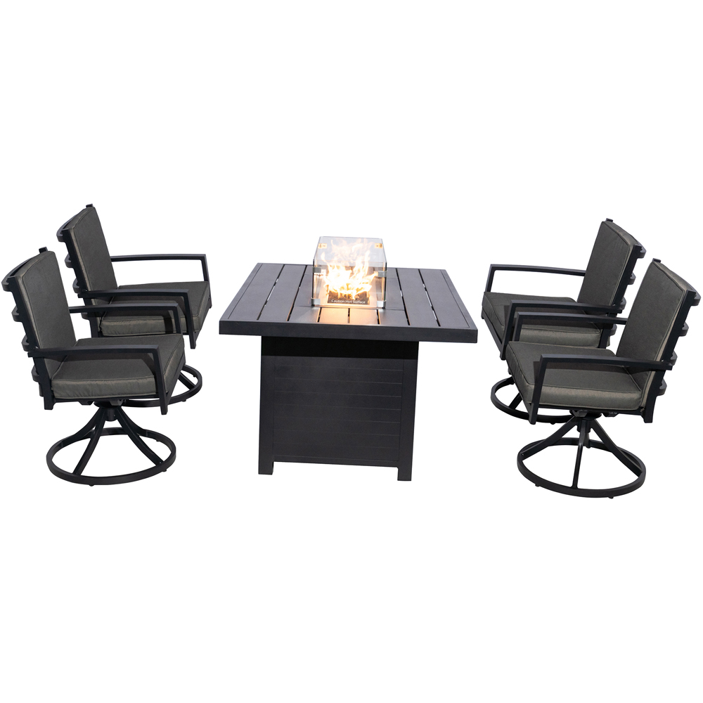 Furniture One 4 Seater Aluminium Garden Dining Set Image 2