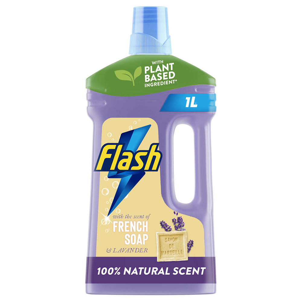 Flash French Soap Traditional Liquid Cleaner 1L Image 1