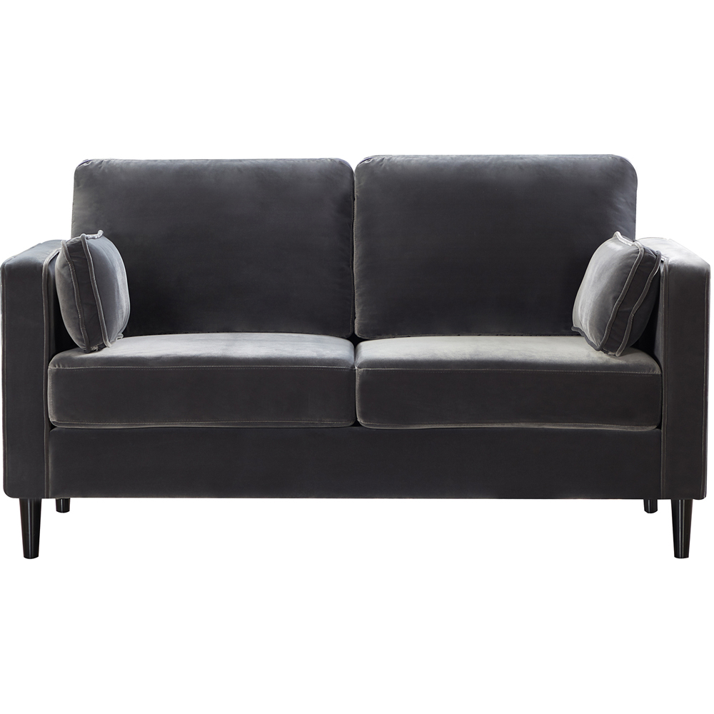 Furniture One 2 Seater Velvet Sofa with Armrest Image 2