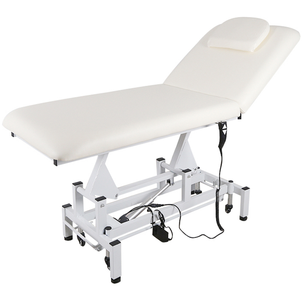 Living and Home Electric Beauty Bed with Adjustable Reclining Backrest Image 4