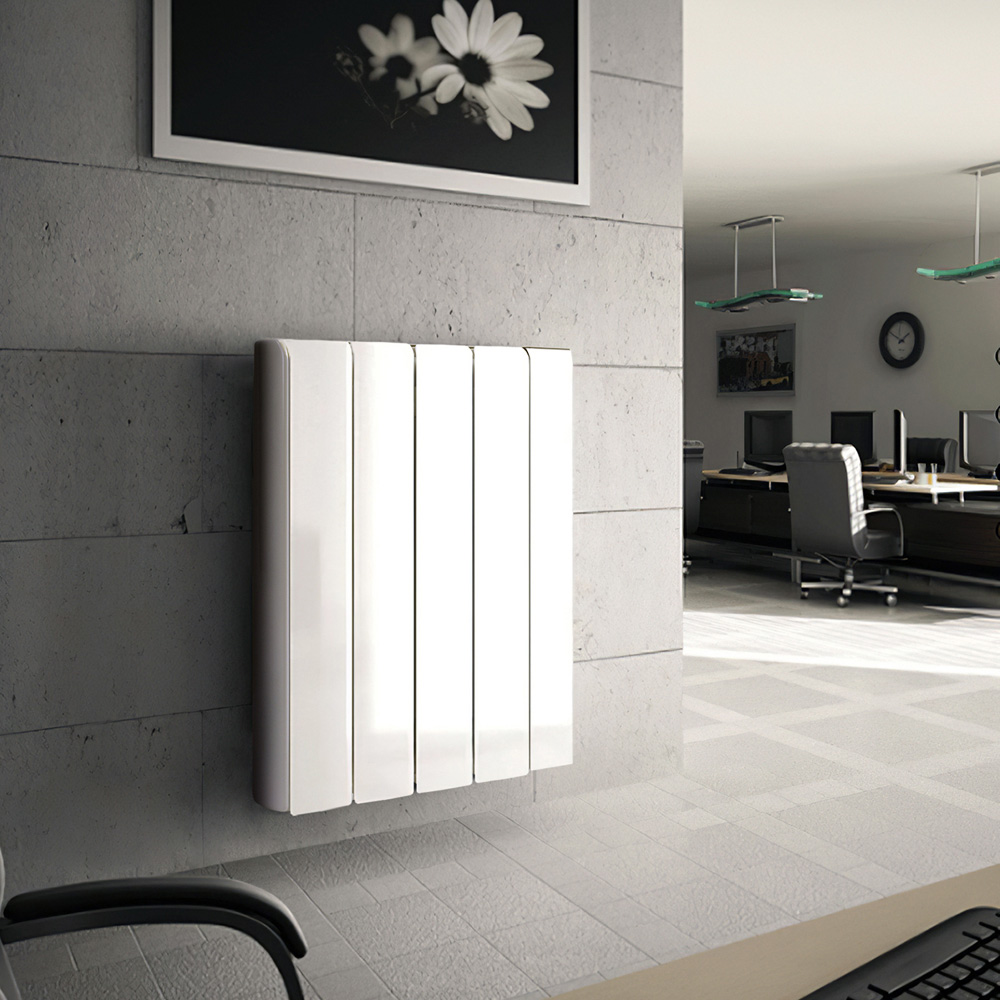 Living and Home White WIFI Electric Ceramic Core Space Heater 1000W Image 2