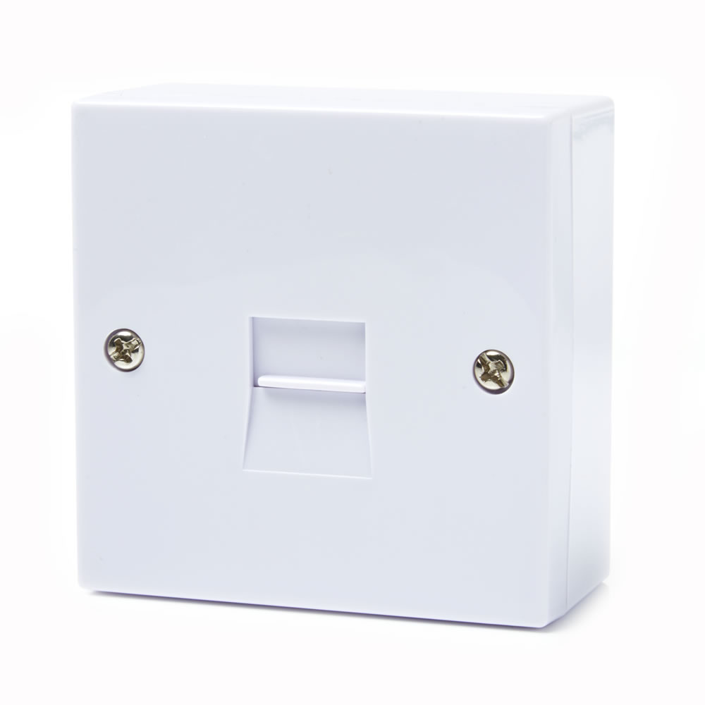 Wilko Surface Mounted Telephone Extension Socket Image