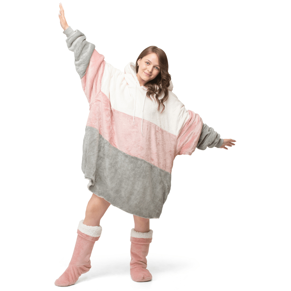Velosso Hoodie Oversize Colourblock Image 3