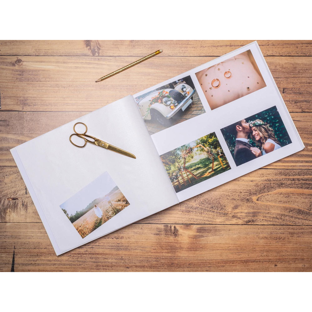 Exacompta White Photo Album 60 Sheets 300 Photos Image 2
