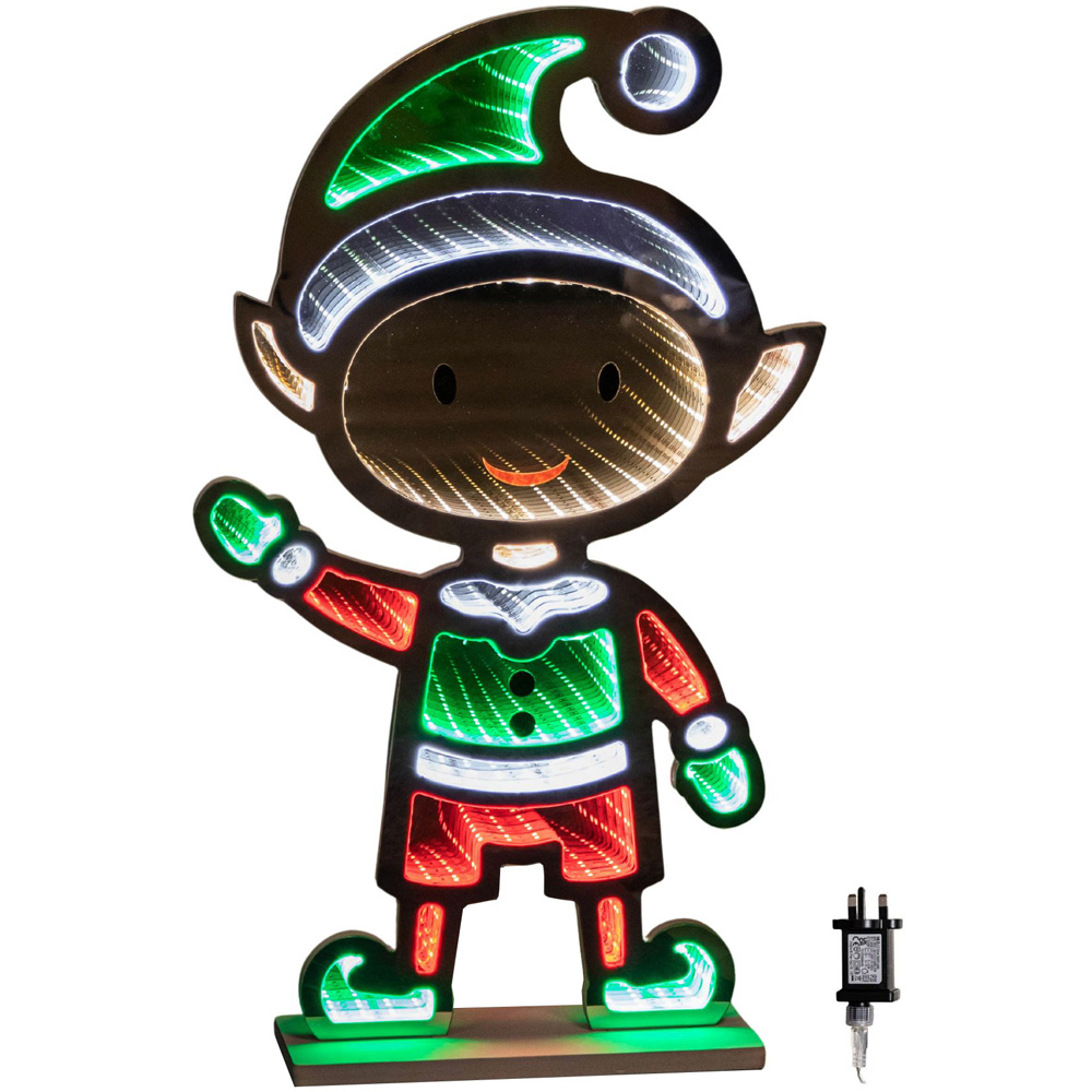 Samuel Alexander Light Up Standing Elf Infinity Christmas Decoration 60cm Image 2