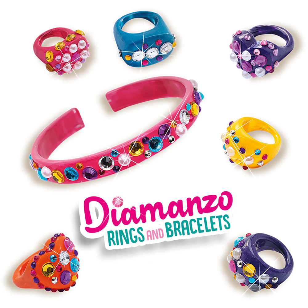 SES Creative Diamanzo Rings and Bracelets Set Image 3