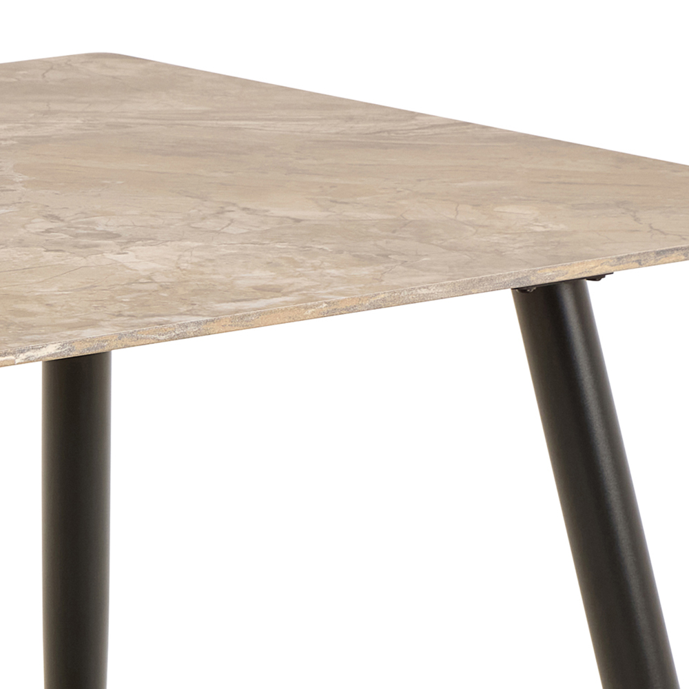 Florence Wicklow Brown and Black Ceramic Dining Table Image 4