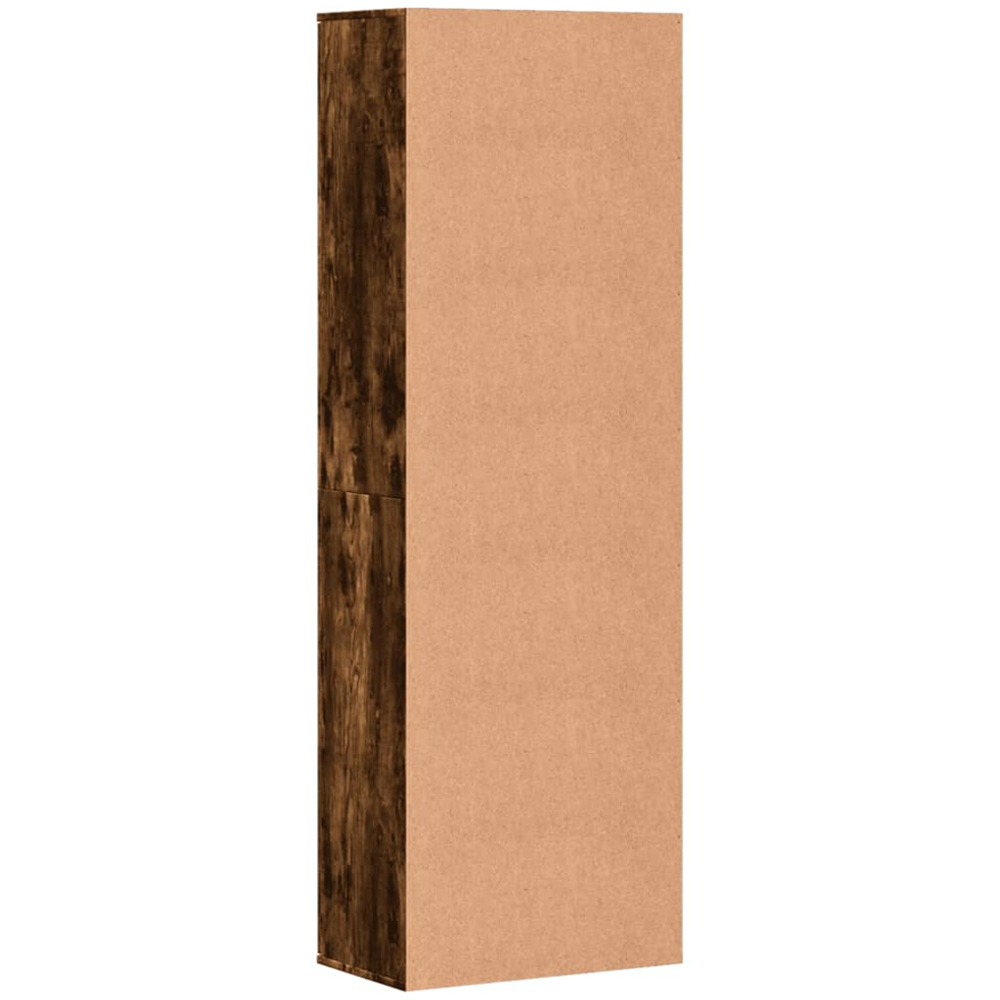 vidaXL 2 Door Smoked Oak High Cabinet Image 5
