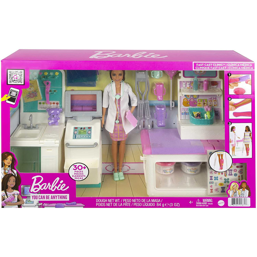 Barbie Fast Cast Clinic Doll Playset Image 6
