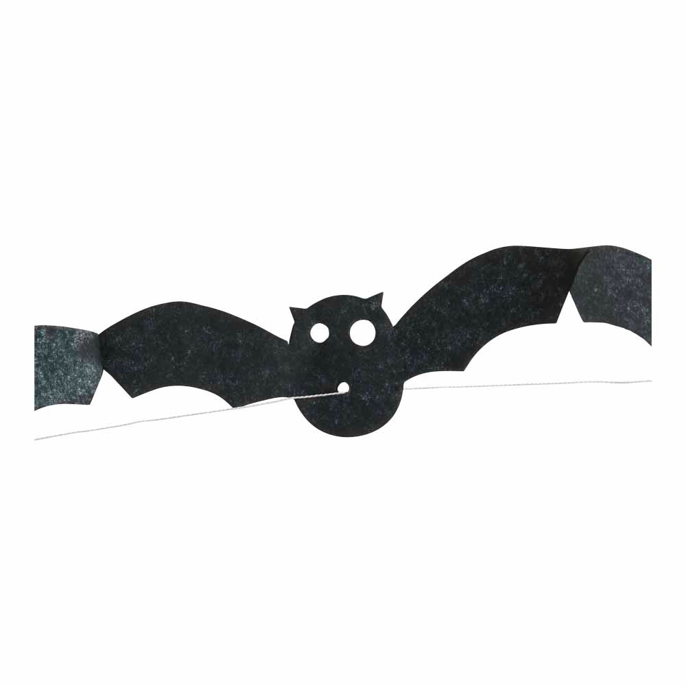 Wilko Spooky Bat Garland 2.6m Image 2