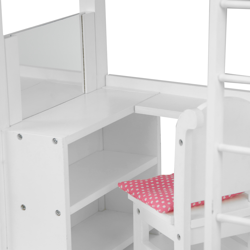 Teamson Kids Olivia's Little World Doll College Dorm Double Bunk Desk Image 6