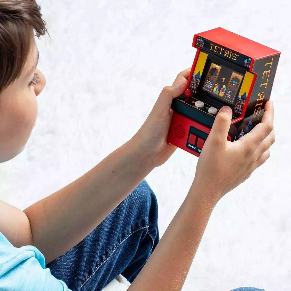 Basic Fun Arcade Classics Tetris Handheld Electronic Arcade Game Image 2