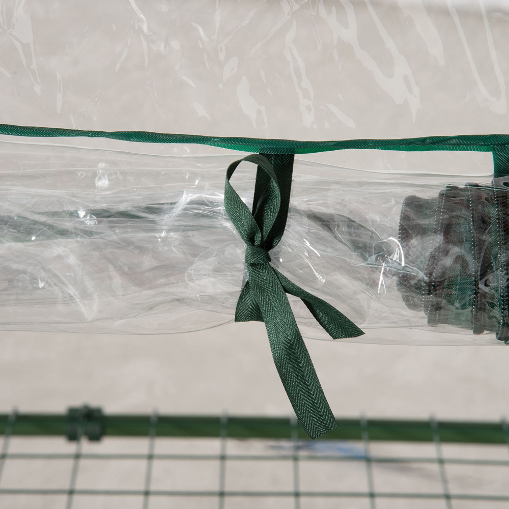 Outsunny Clear 1.6 x 2.3ft 3-Tier Mini Greenhouse Image 4