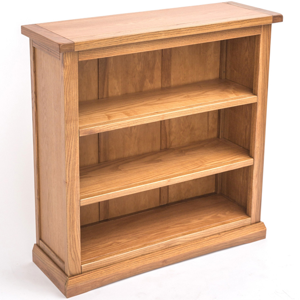 Salerno 3 Shelf Light Wood Bookcase Image 4
