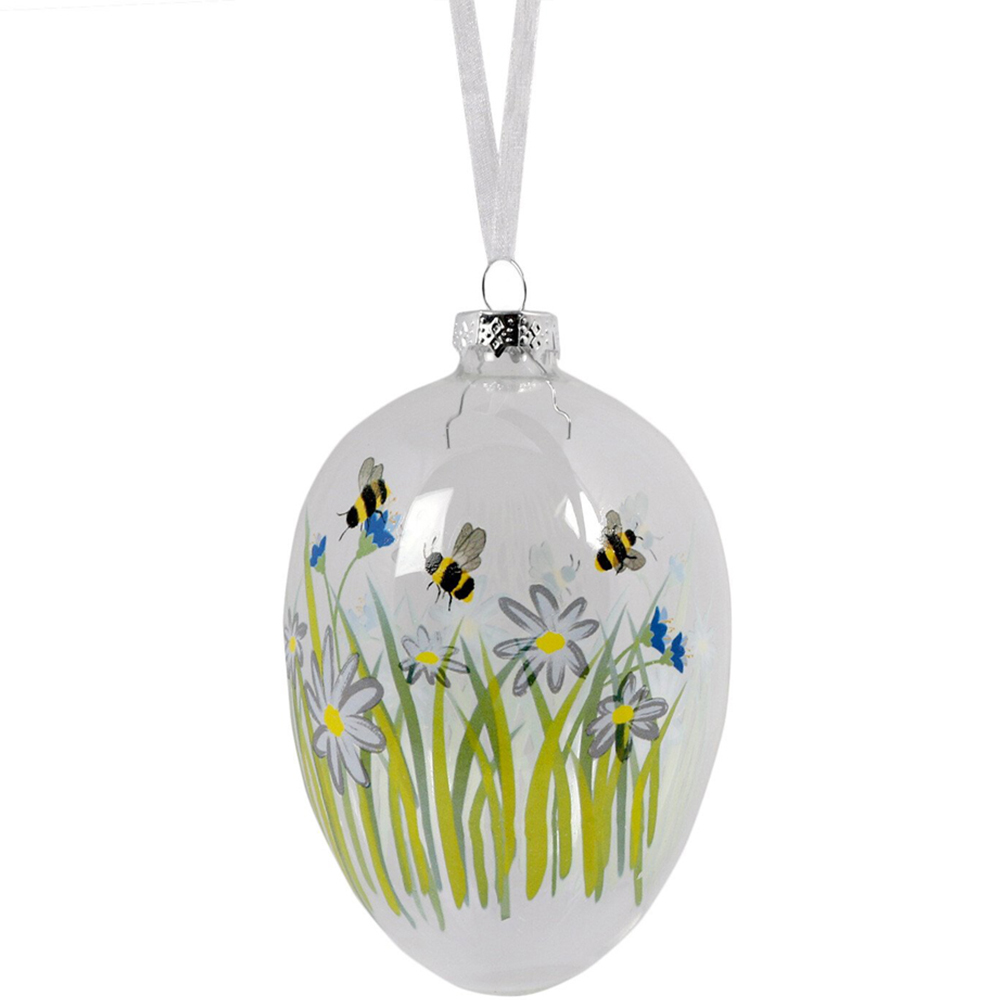 Clear Wildflower Hanging Egg Image 3