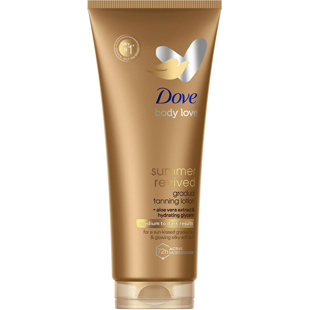 Dove Derma Spa Summer Revived Medium to Dark Skin Body Lotion 200ml 6 Pack Image 4