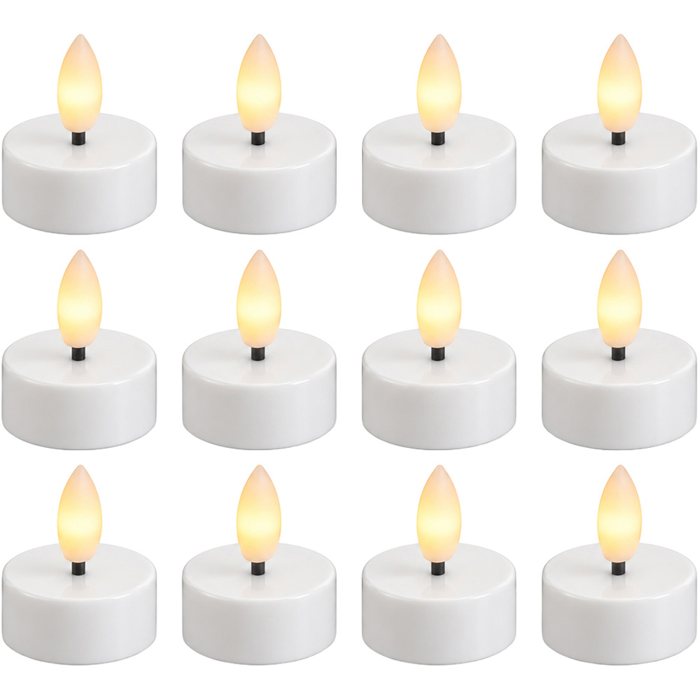 Samuel Alexander Flameless LED Tealight Candle 12 Pack Image 1