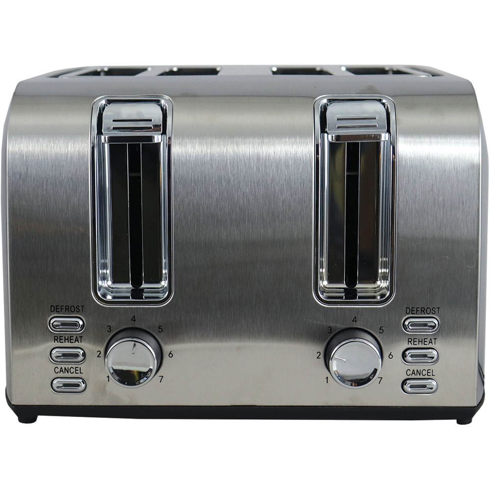 Igenix IGT0409SS Stainless Steel 4 Slice Toaster Image 2