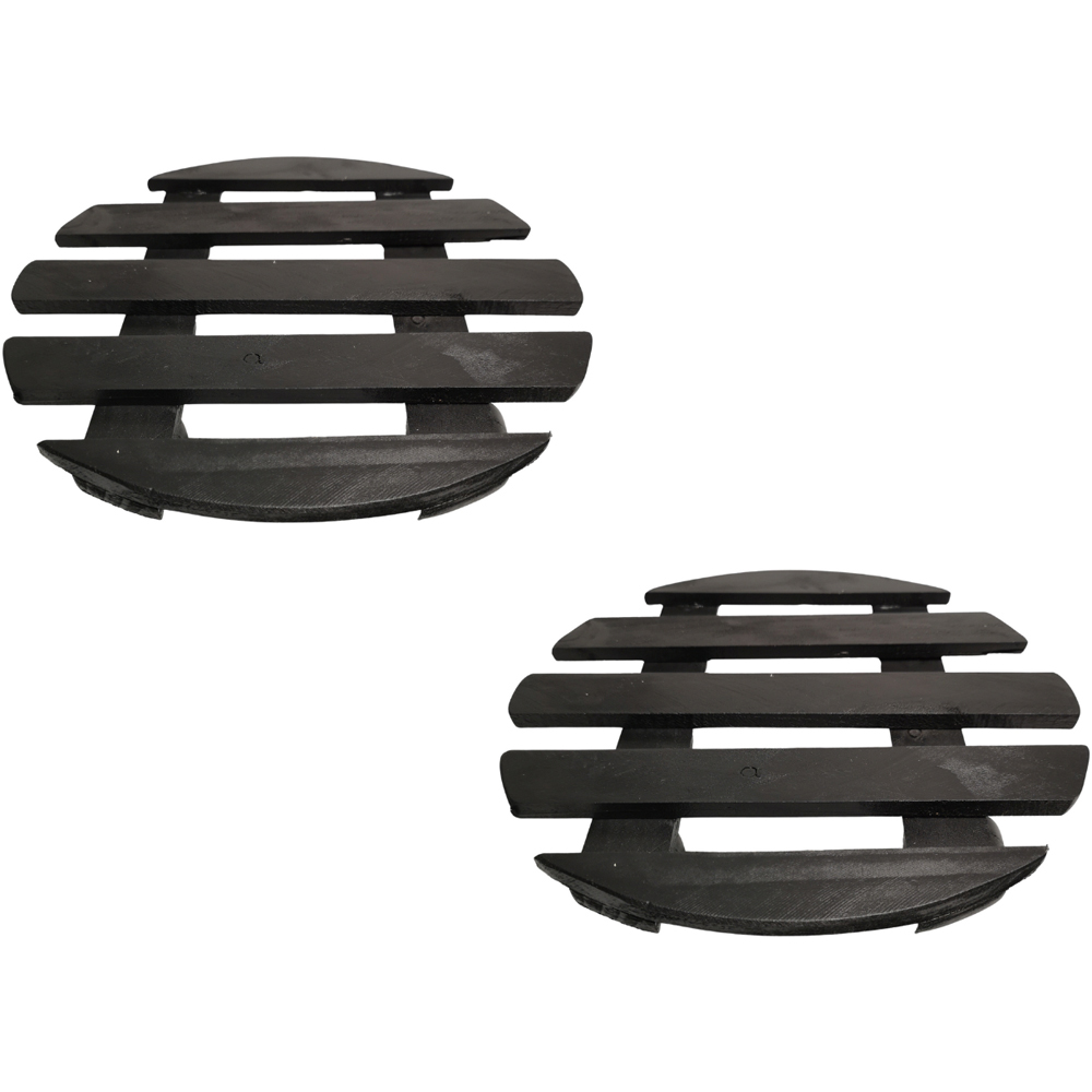 Samuel Alexander Round Black 28cm Pack of 2 Image 1