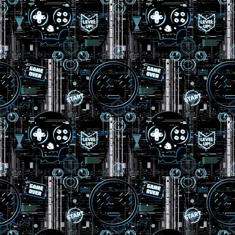 Arthouse Gaming Glitch Multicolour Wallpaper Image 3