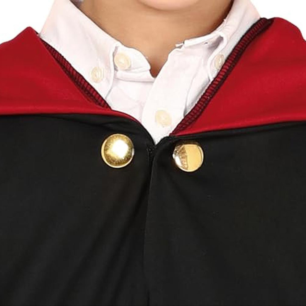 Fiestas Guirca Black and Burgundy Magic Student Halloween Costume 10 to 12 Years Image 3