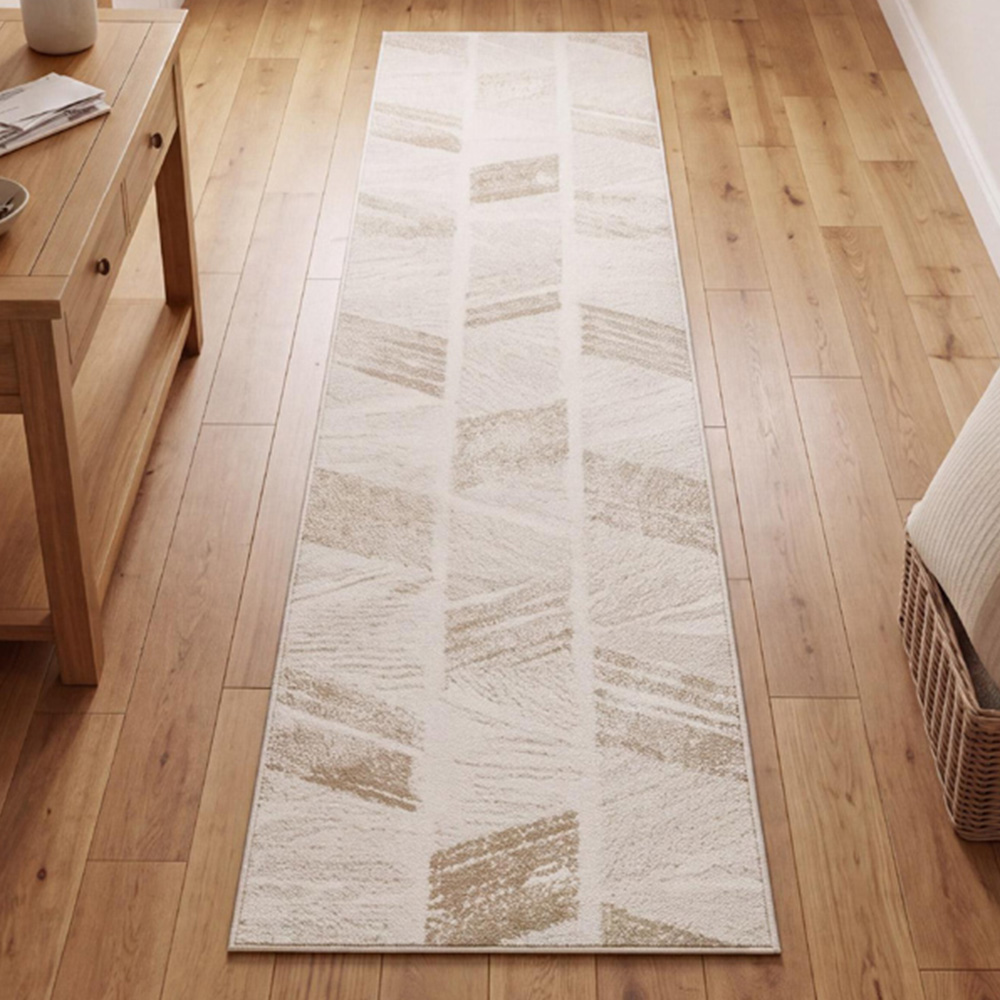 Arthouse Muse Zig Zag Natural Runner 60 x 230cm Image 1