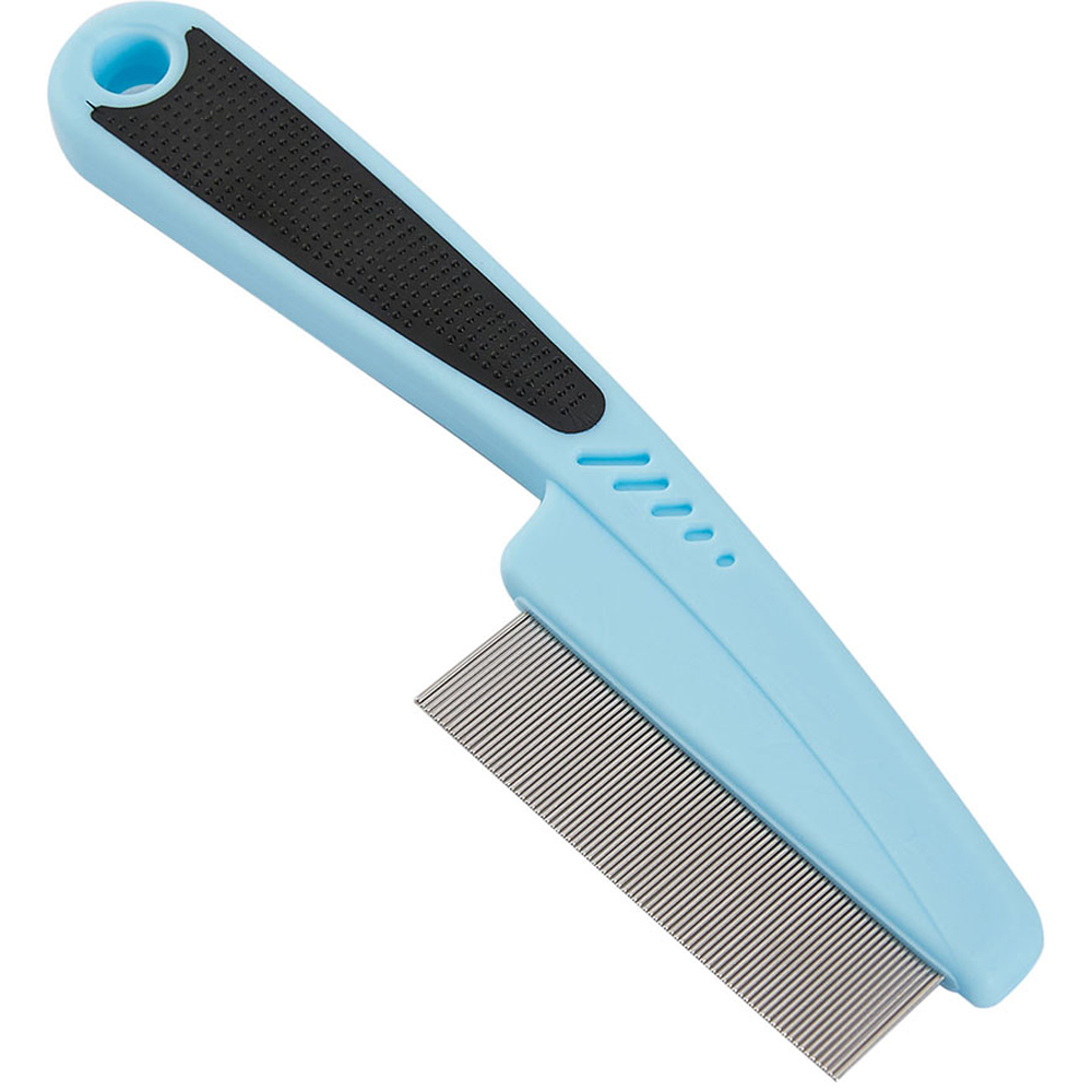 H&O Direct Blue 7 Piece Dog Brush Grooming Kit Image 4