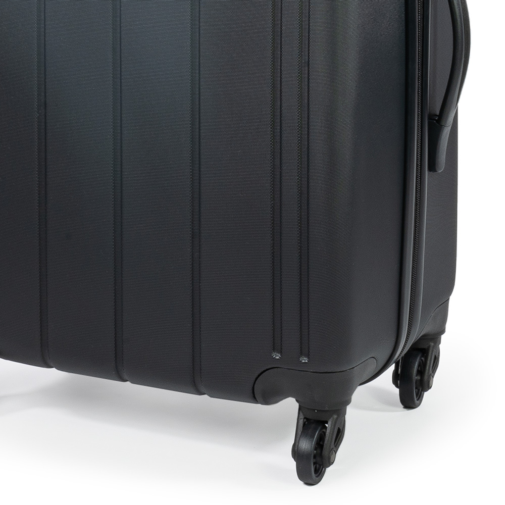 Pierre Cardin Medium Black Lightweight Trolley Suitcase Image 3