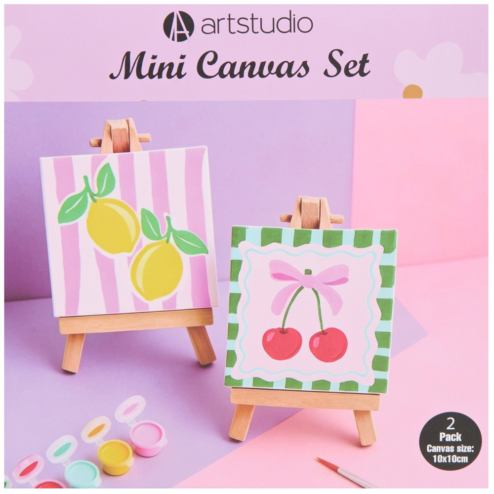 Mini Canvas Painting Set Image 2
