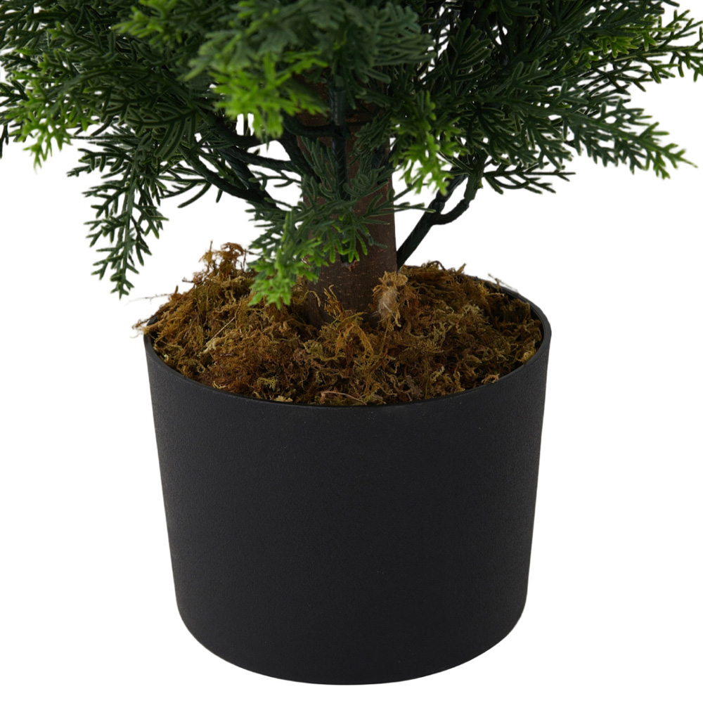 Living and Home Decorative Artificial Cypress Tree in Pot 90cm Image 3