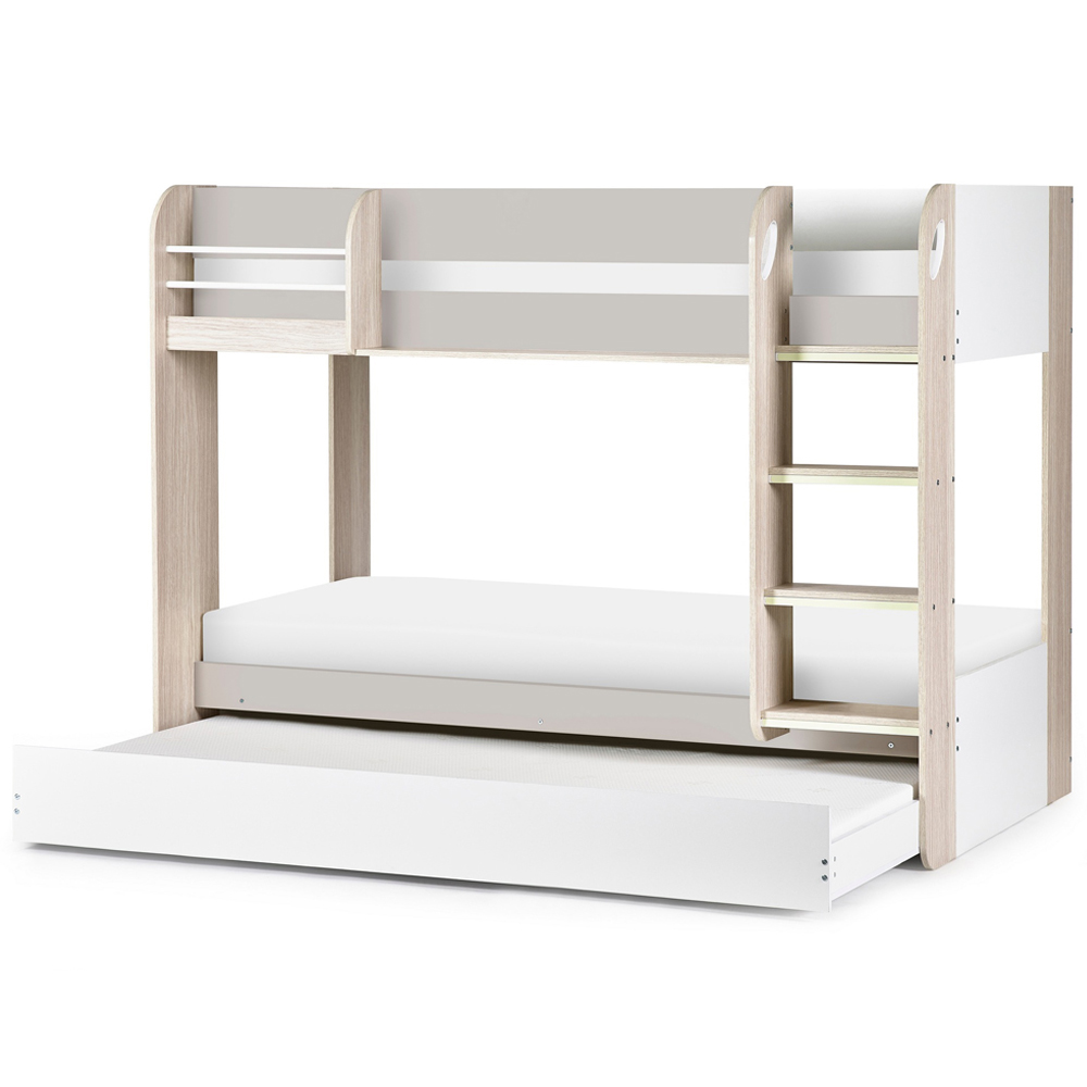 Julian Bowen Mars Taupe Bunk Bed with Underbed Image 3