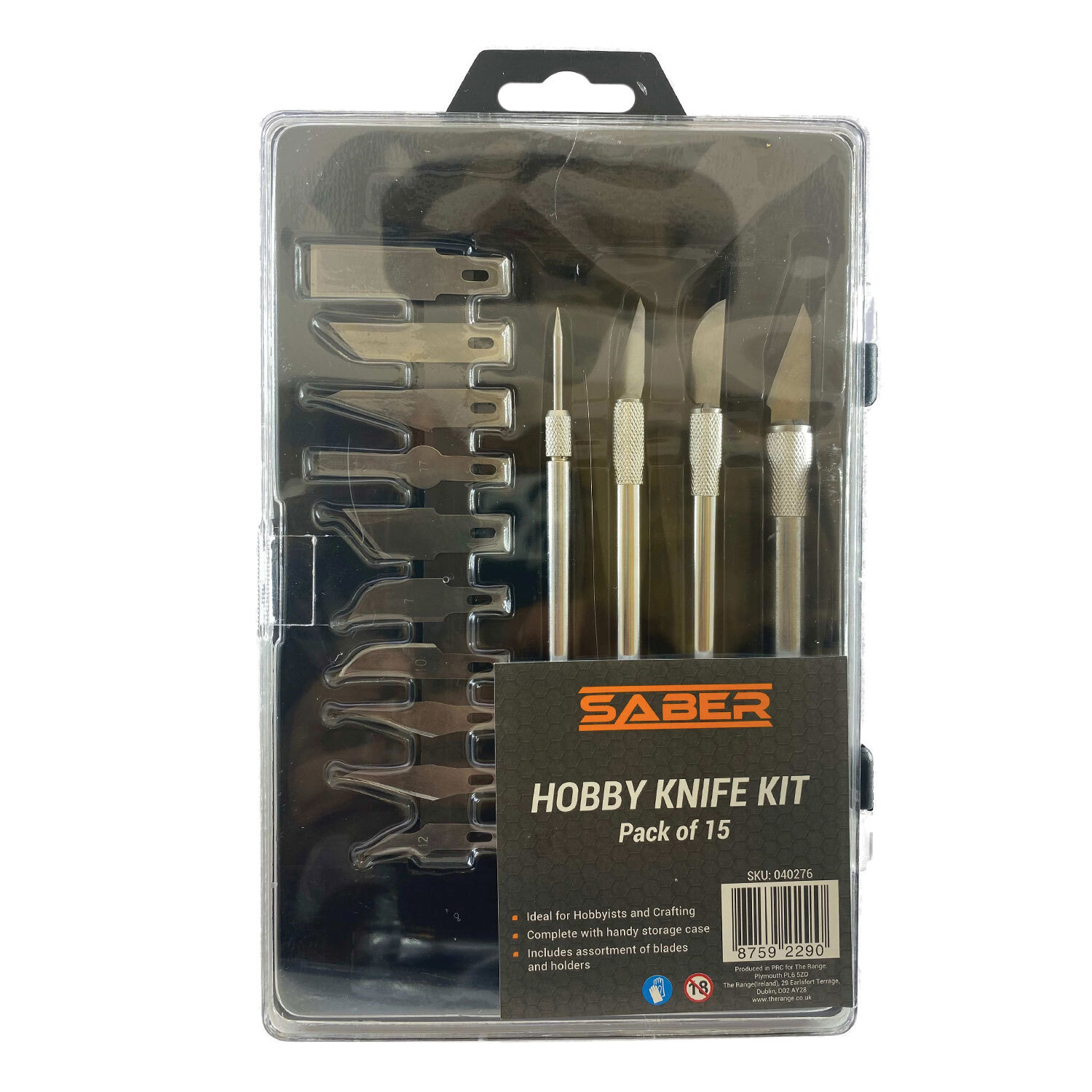 Saber Hobby Knife Set - Black Image