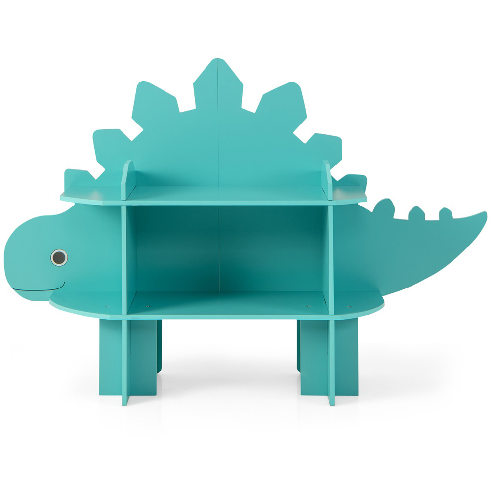 Costway Green Kids Toy Bookshelf Image 2