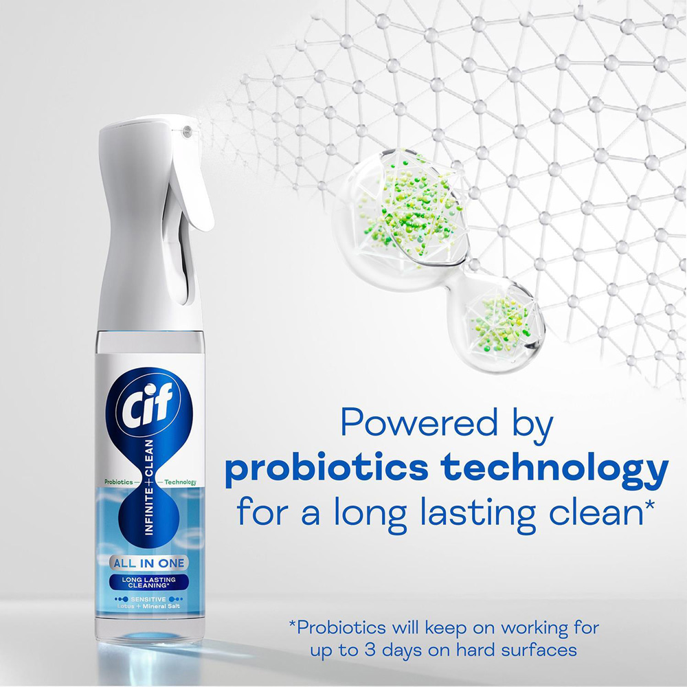 Cif Infinite Clean All in One Lotus and Mineral Salt Cleaner Spray 280ml 6 Pack Image 7