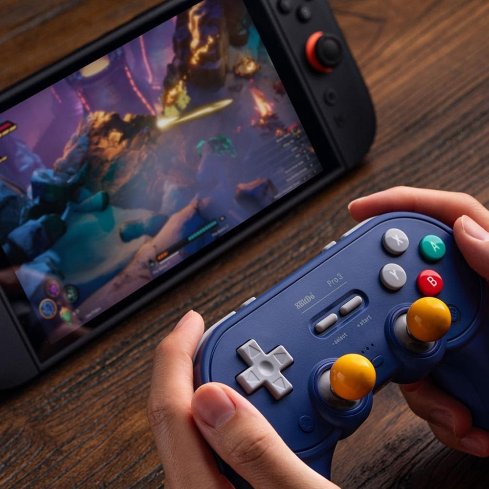 8BitDo Pro 3 Purple Wireless Bluetooth Gamepad Image 2