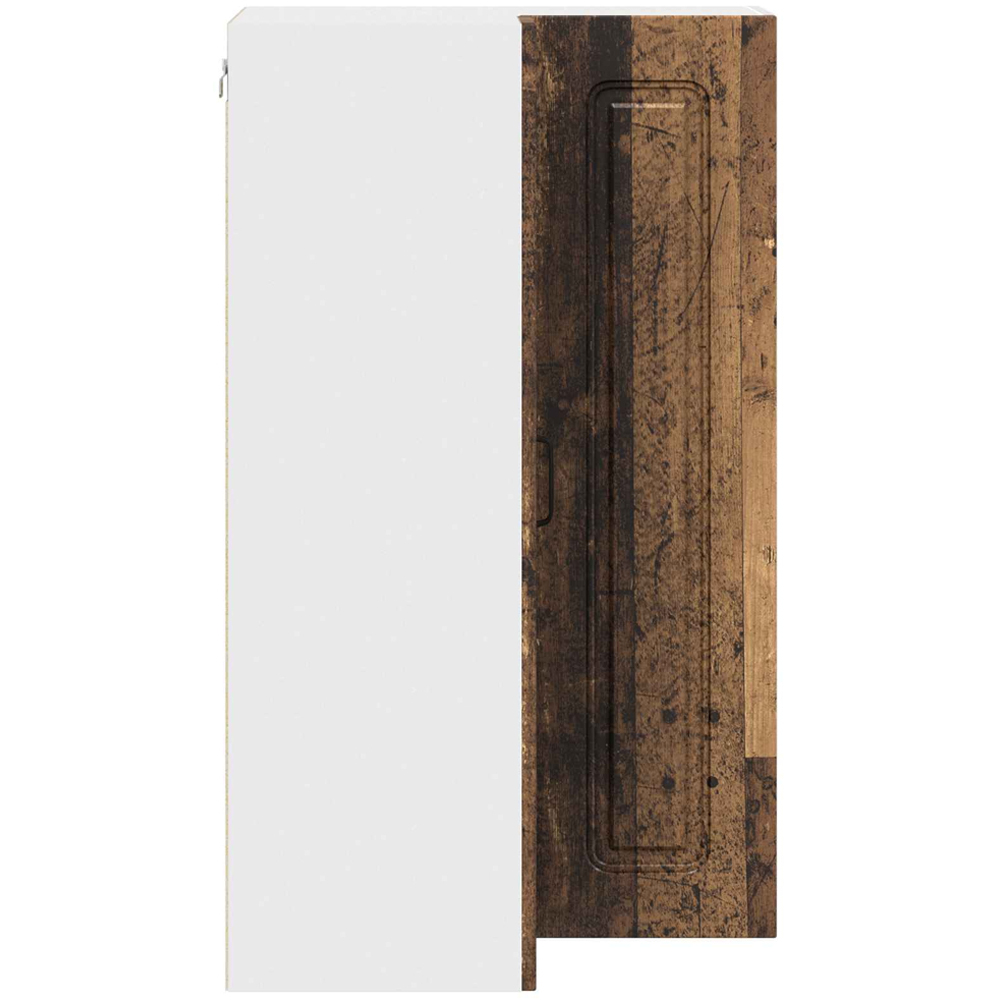 vidaXL 2 Door Old Wood Kitchen Wall Corner Cabinet Image 6