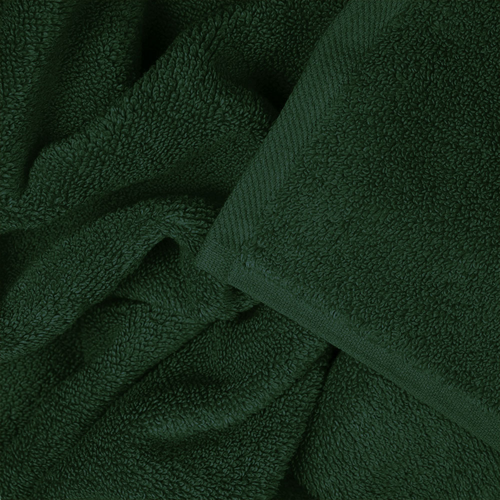Allure Bath Fashions Luxury Zero Twist Egyptian Cotton Dark Green Bath Sheet 100 x 150cm Image 3