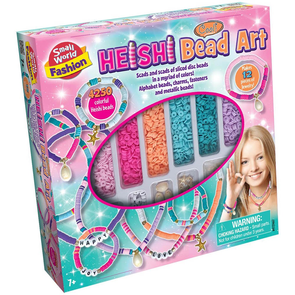 Small World Toys Make Your Own Heishi Bead Art Kit Image 1