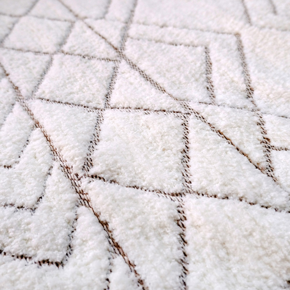 Evu Angora White Rug 120 x 180cm Image 3