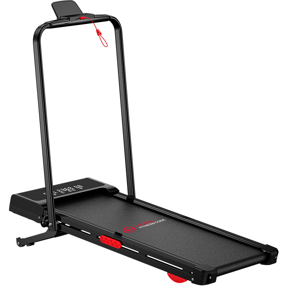 Rattrix Y3 Black Auto Incline Foldable Treadmill Image 1