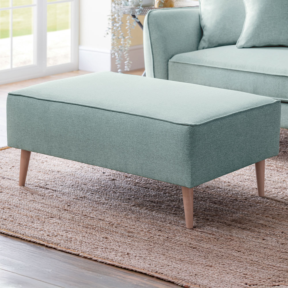 Opry Faro Aqua Footstool Image 1